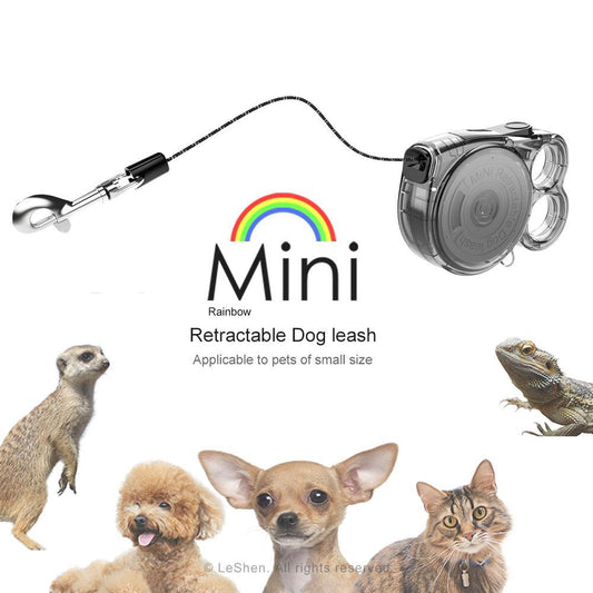 Lightweight And Convenient Mini Retractable Dog Leash, Suitable For