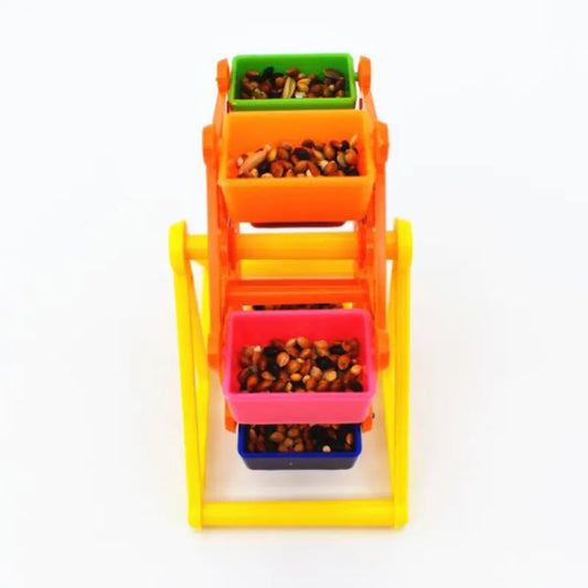 Colorful Parrot Foraging Toy for Intelligence Growth