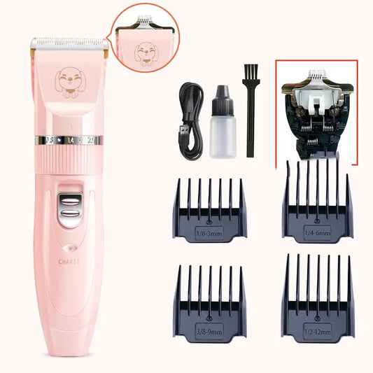 Pet Wireless Charging Grooming Hair Trimmer Set