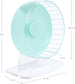 Super-Silent Hamster Exercise Wheels: - Quiet Spinner Hamster Running Wheels with Adjustable Stand for Hamsters Gerbils Mice or Other Small Animals (S, Mint Green)