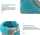Dog Booties Paw Protector Dog Hiking Boots Breathable Dog Boots with Anti-Slip Rugged Sole for Small Medium Dogs, Blue, Size 4 (Pack of 4) (CMUS0-004-4)
