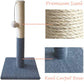 20" Cat Scratching Post, Cat Scratcher Pole Tower with Sisal Toy Board Pad for Indoor Cats