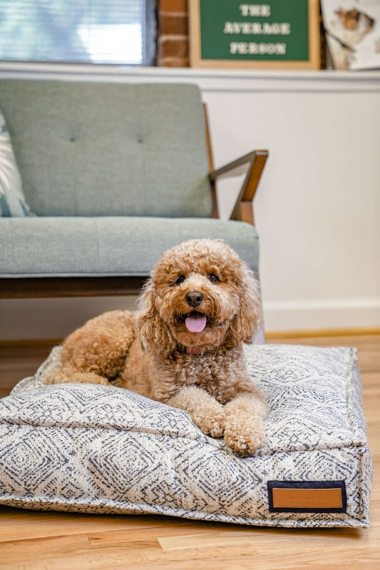 Lounger Pet Bed in Sapphire Spaniel