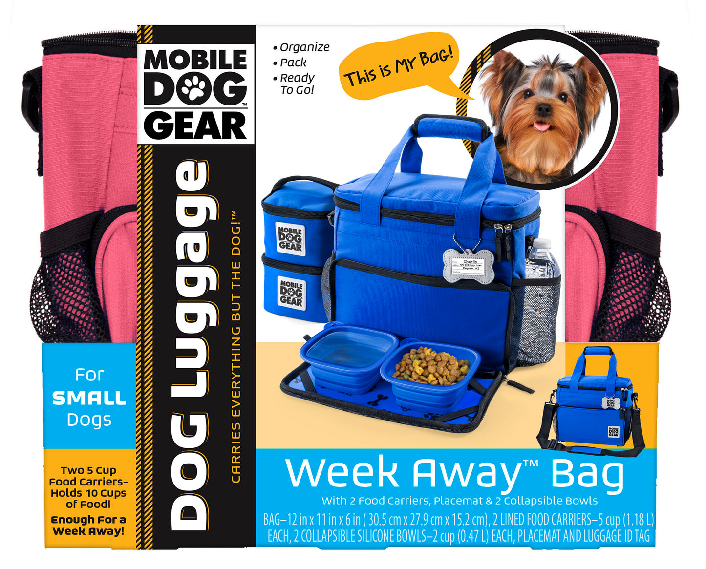 Week Away Bag (Small Dogs) TM