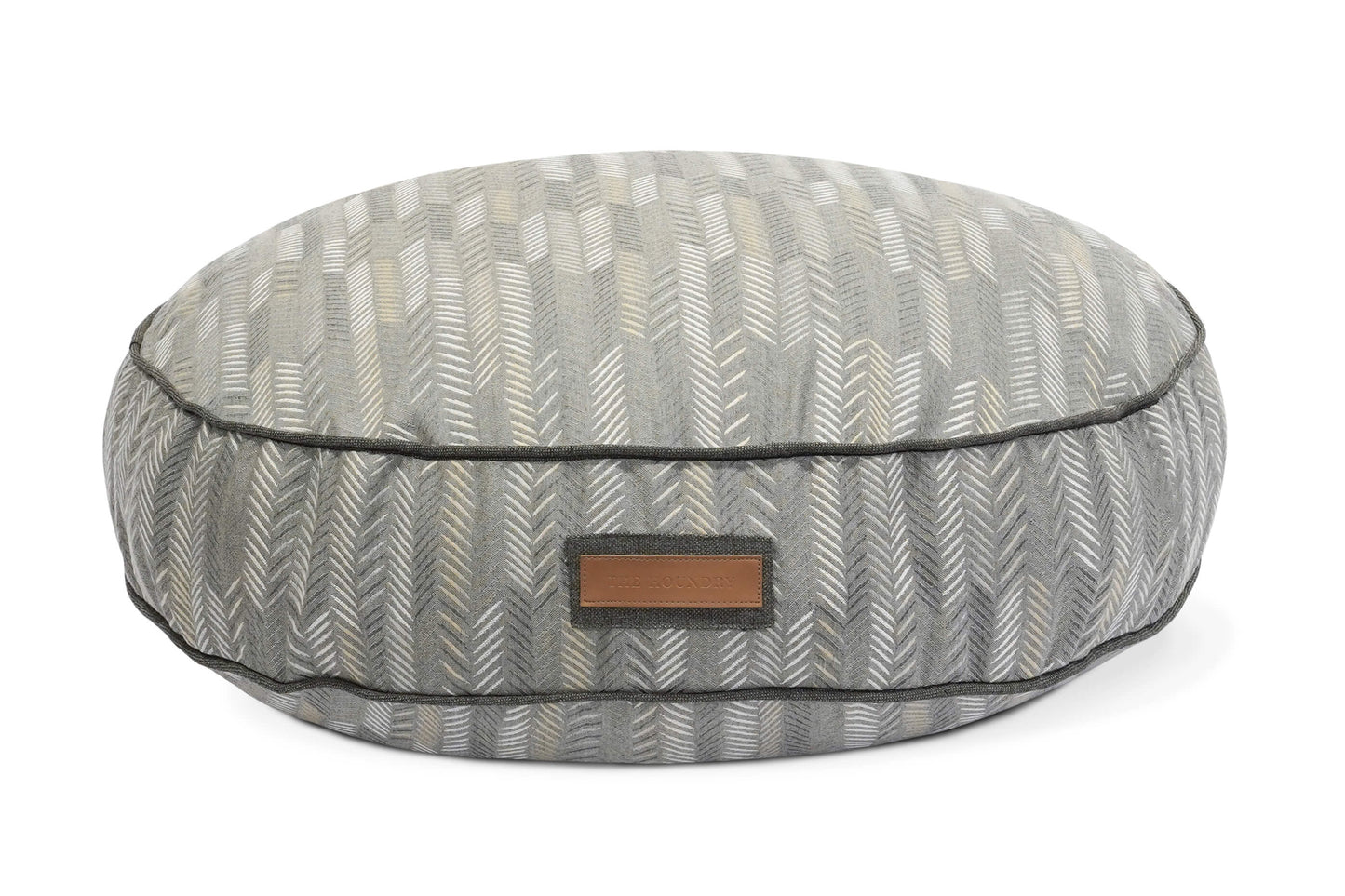 Round Pet Bed in Muttly Merle